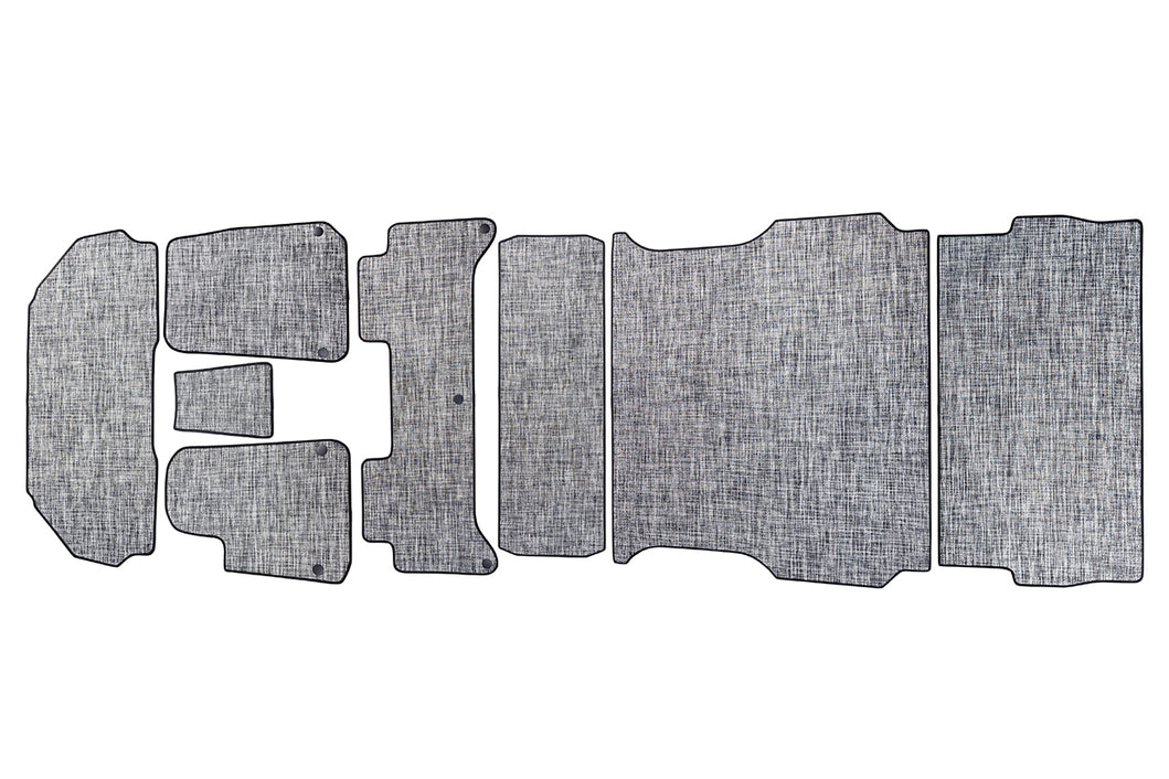 Chilewich Custom Color & Weave Floor Mat Sets for Rivian R1T / R1S