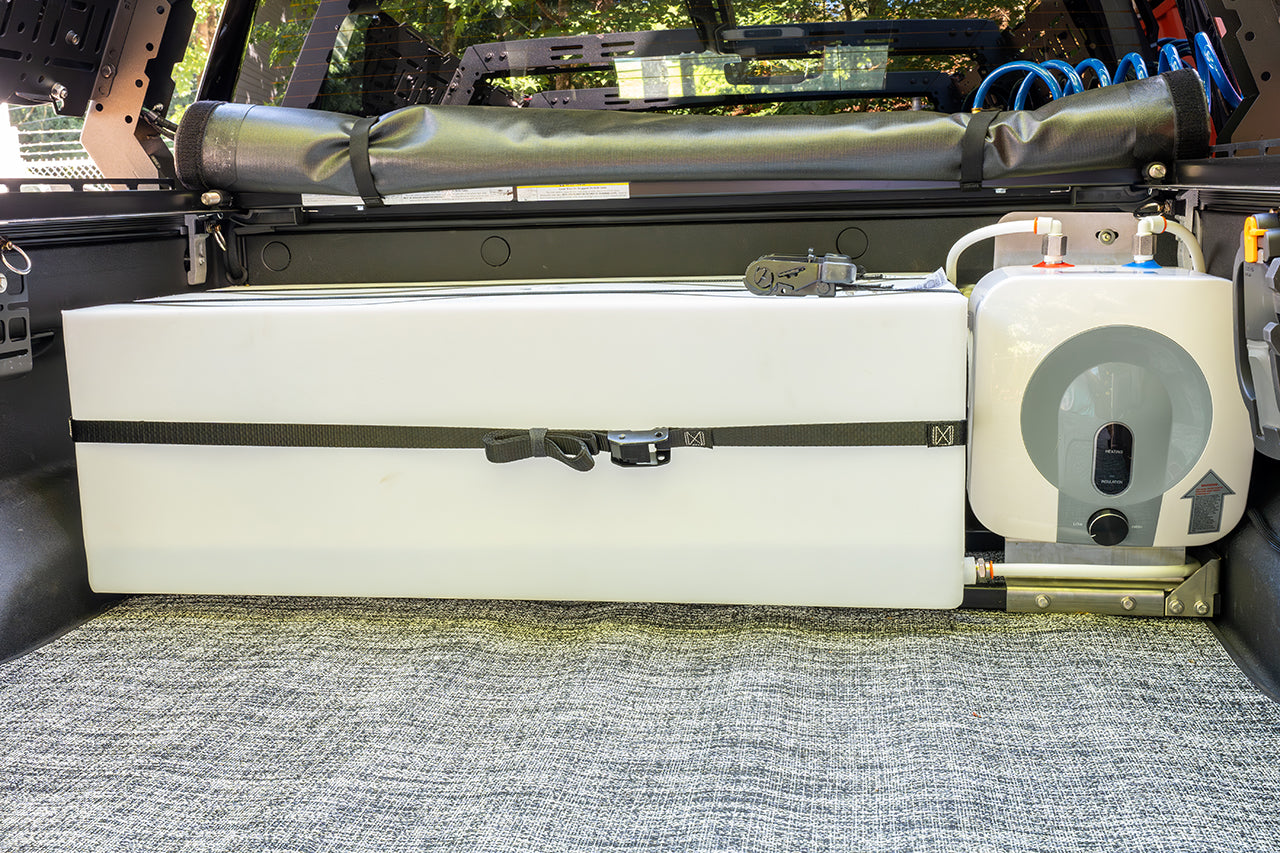 Team 1EV Onboard 40 Gallon Pressurized and Heated On-Demand Water System for Rivian R1T