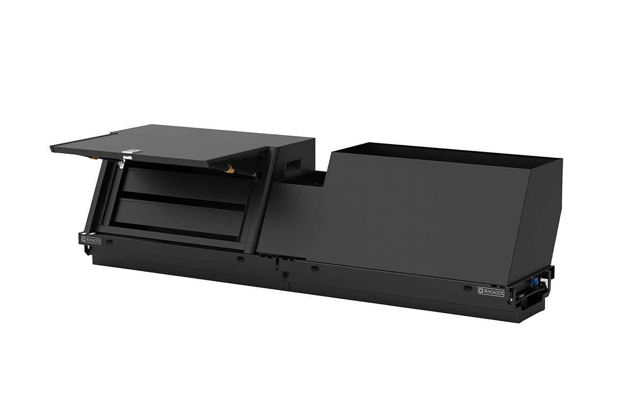 Team 1EV RMAXX Gear Tunnel Dual Slide Out Trolley Sled and Storage Chests & Boxes for Rivian R1T