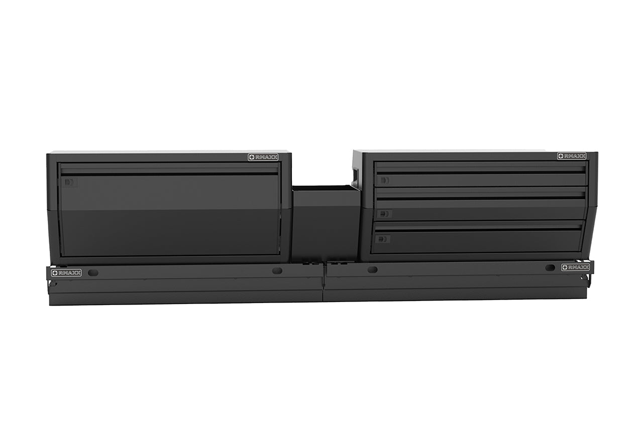 Team 1EV RMAXX Gear Tunnel Dual Slide Out Trolley Sled and Storage Chests & Boxes for Rivian R1T