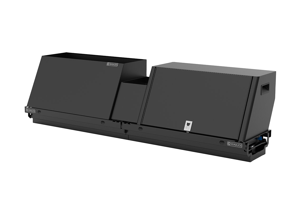 Team 1EV RMAXX Gear Tunnel Dual Slide Out Trolley Sled and Storage Chests & Boxes for Rivian R1T