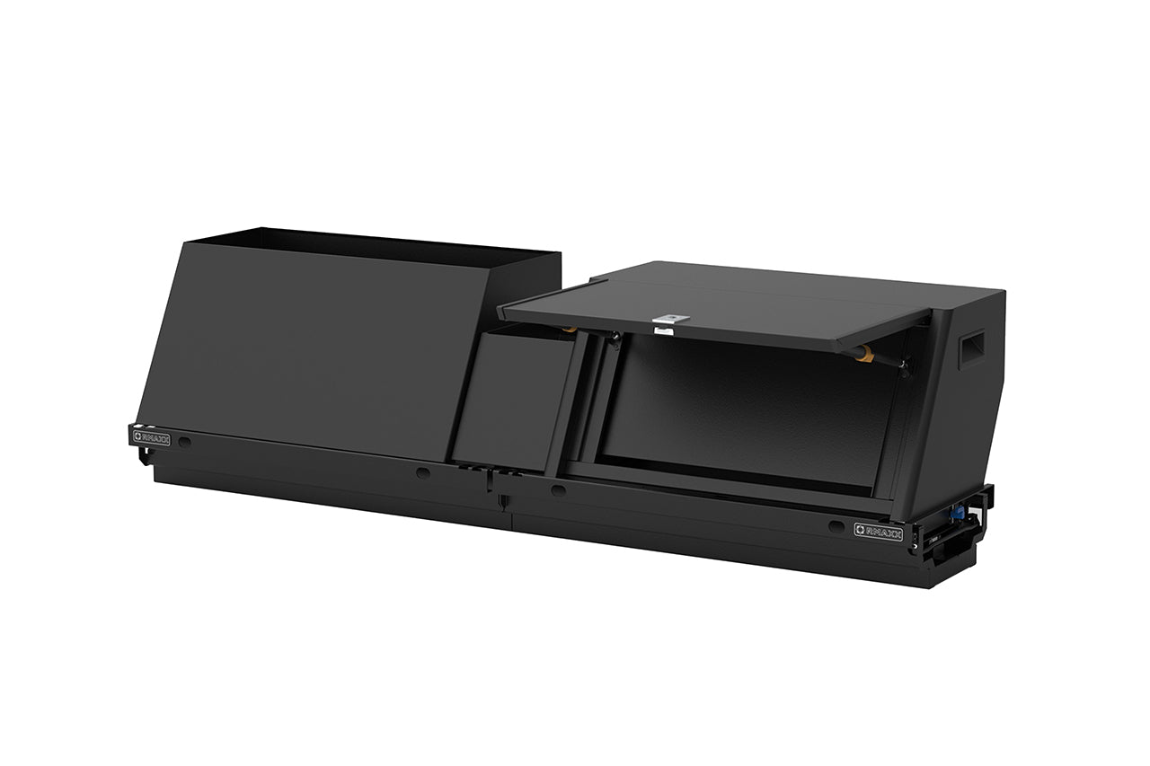 Team 1EV RMAXX Gear Tunnel Dual Slide Out Trolley Sled and Storage Chests & Boxes for Rivian R1T