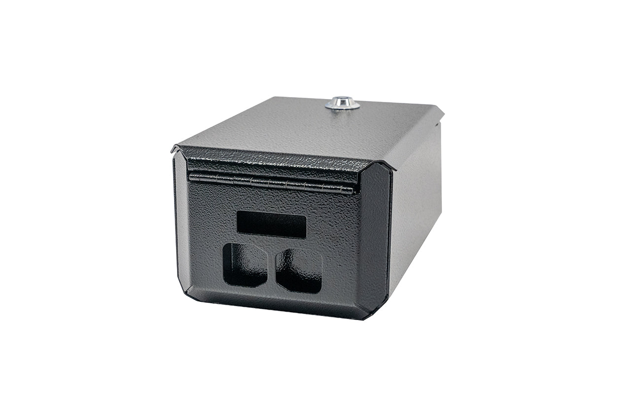 Team 1EV Camp Speaker Replacement Locking Gun & Valuables Steel Vault Box for Rivian R1T / R1S