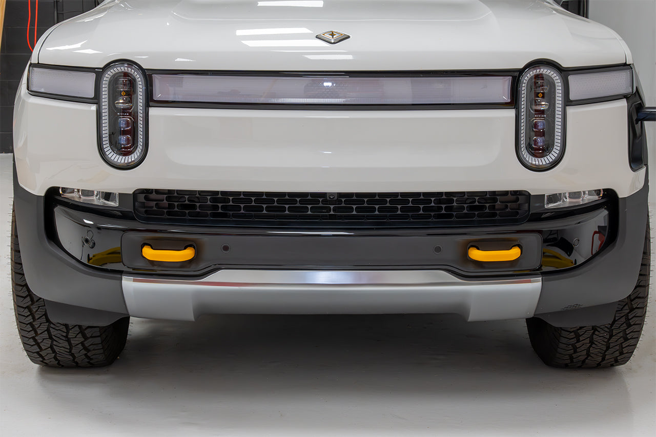 Bumper Tow Hook Silicone Covers for Rivian R1T / R1S - Set of 2