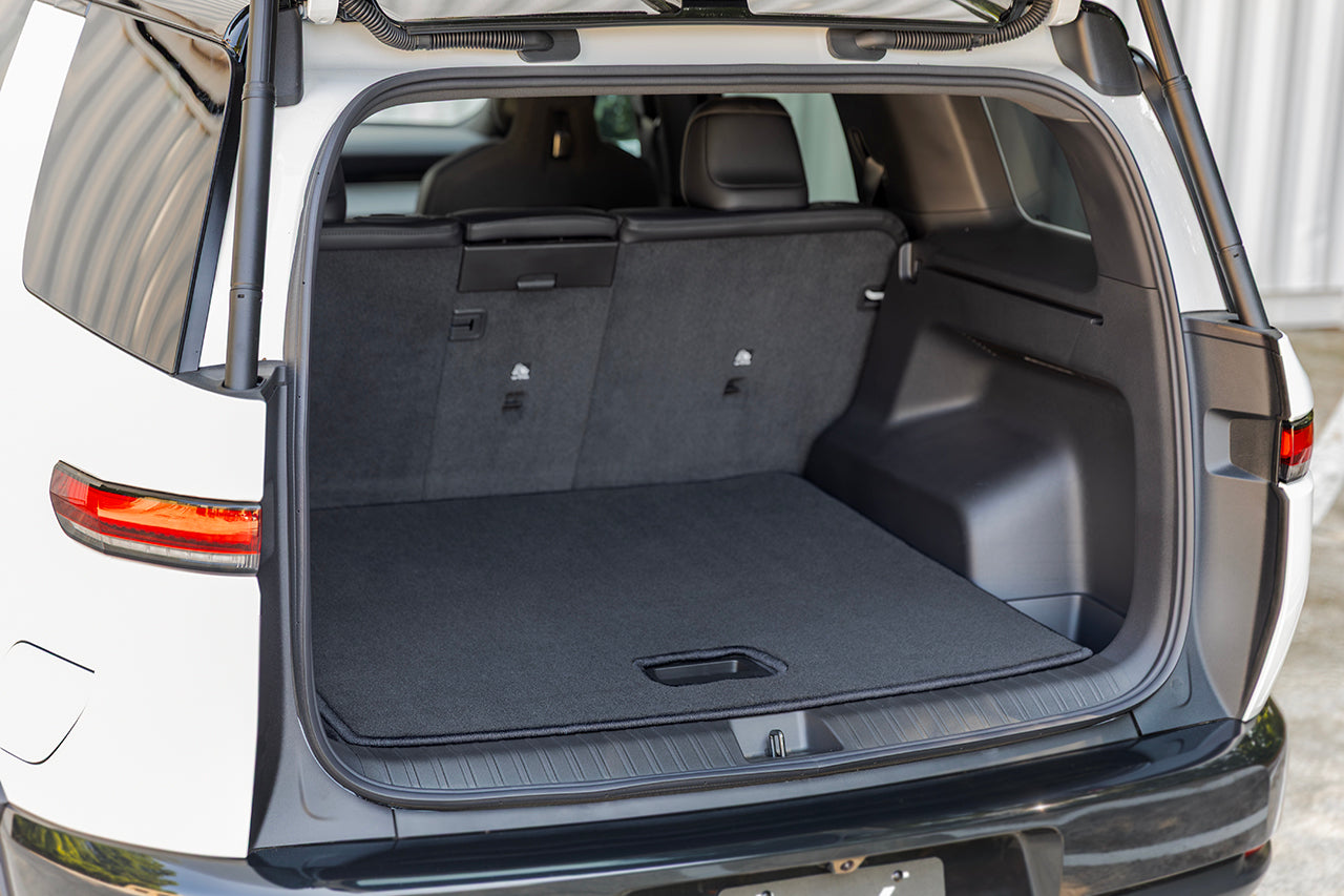 Rear Cargo Area Precision Fitment Carpet Mat for Rivian R2