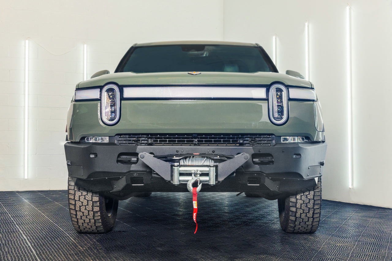 RMaxx Extreme Duty Light Weight Aluminum Front Bumper for Rivian R1T / R1S