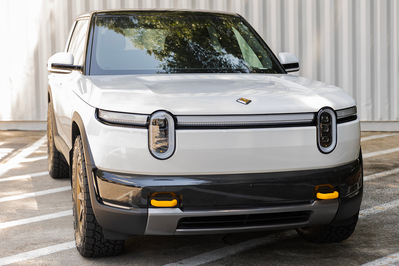Bumper Tow Hook Silicone Covers for Rivian R2 (Set of 2)