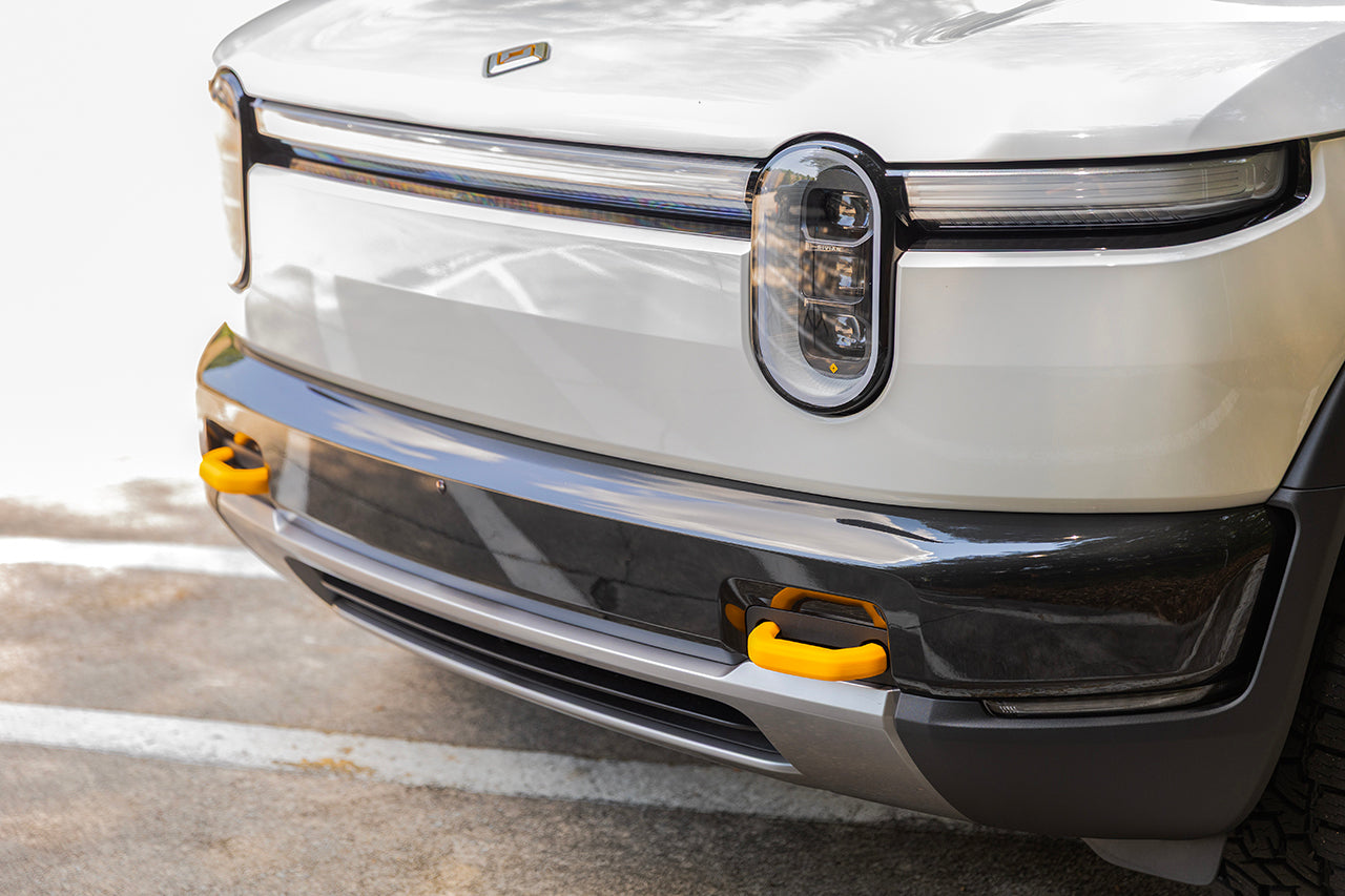 Bumper Tow Hook Silicone Covers for Rivian R2 (Set of 2)
