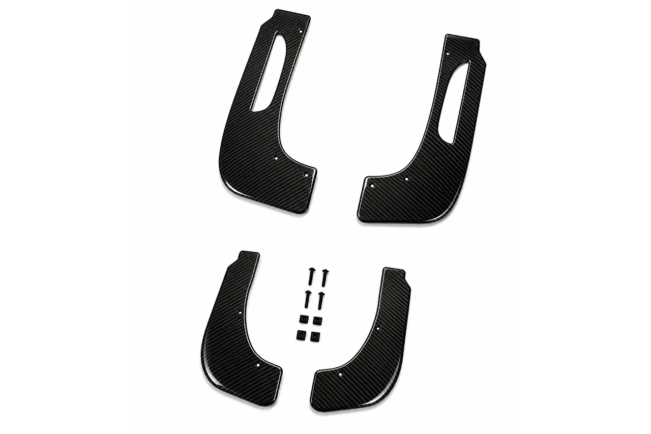 RMaxx Precision Fit Carbon Fiber Mud Flaps for Rivian R2 (Set of 4)