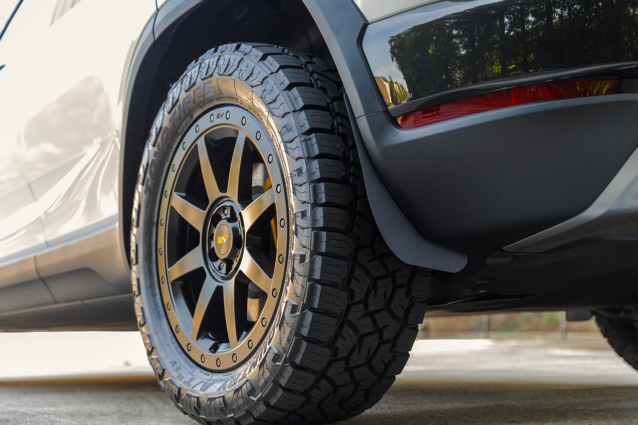 RMaxx Precision Fit Carbon Fiber Mud Flaps for Rivian R2 (Set of 4)