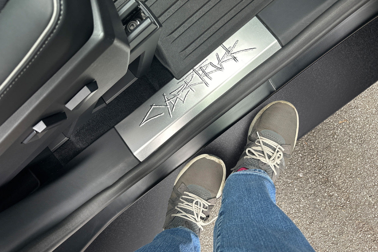 T Sportline Tesla Cybertruck Lower Rocker Cladding Side Step Running Board