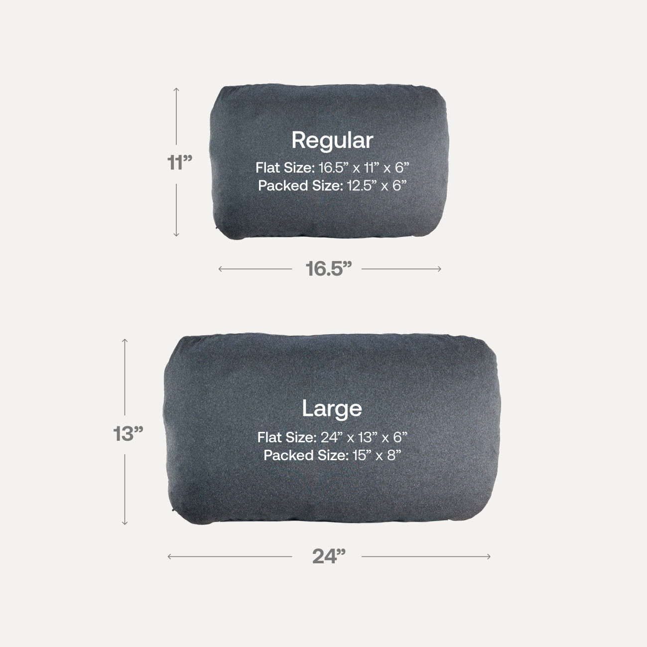 Luno Packable Camping Pillow for Vehicle & Site Tents / Camps