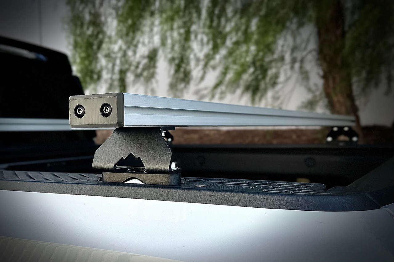 Titus Low Profile Aluminum Crossbar Bed Rack for Rivian R1T by Range Industries