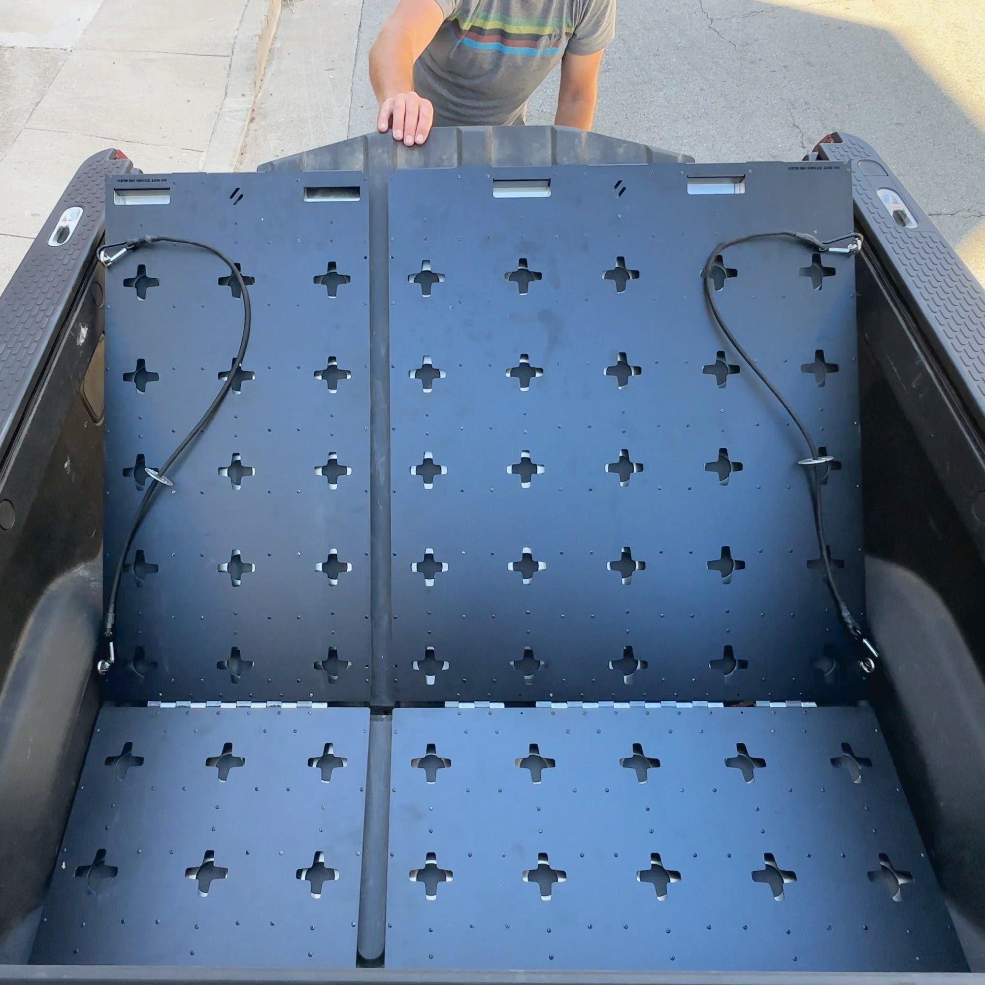 Bed Glider Roller Surface for Easy Cargo Load / Unload for Rivian R1T