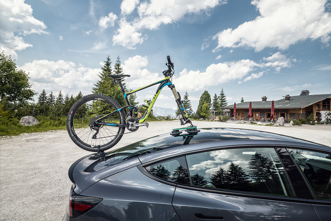 TreeFrog Pro 1 Vacuum Mounted Roof Mount Road & Mountain Bike Rack