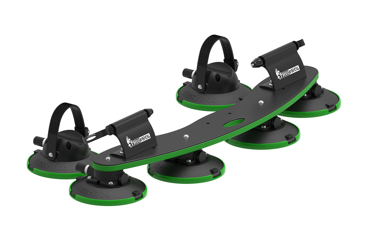 TreeFrog Pro 2 Vacuum Mounted Roof Mount Road &amp; Mountain Bike Double Rack