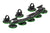TreeFrog Pro 3 Vacuum Mounted Roof Mount Road & Mountain 3-Bike Triple ...