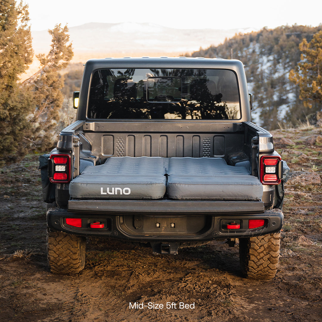 Luno Premium AIR Jeep Gladiator Truck Bed Mattress for Camping or Adventuring