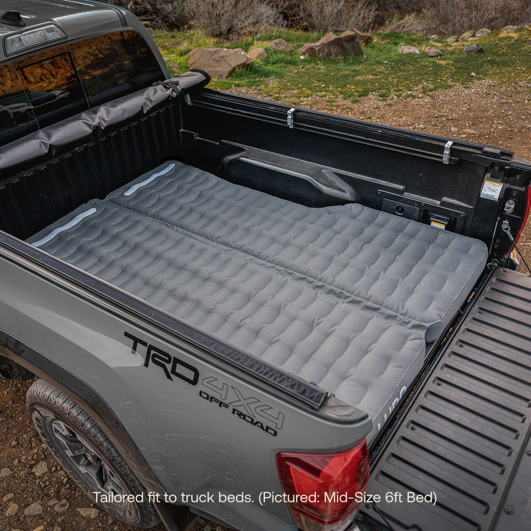 Luno Premium AIR Toyota Tacoma Truck Bed Mattress for Camping or Adventuring