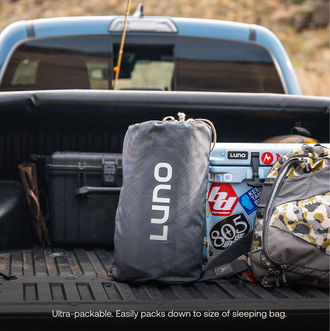 Luno Premium AIR Toyota Tacoma Truck Bed Mattress for Camping or Adventuring