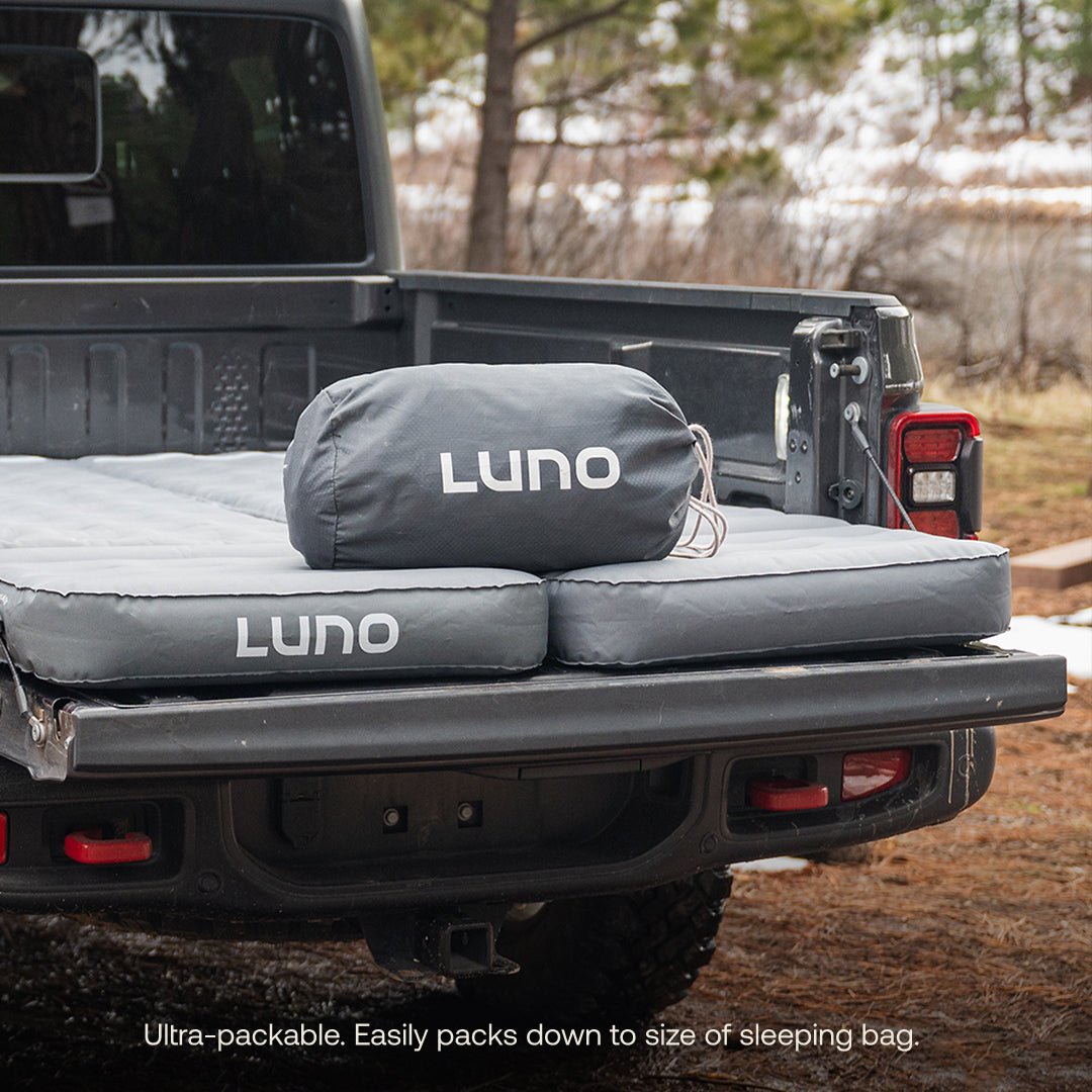 Luno Premium AIR Jeep Gladiator Truck Bed Mattress for Camping or Adventuring