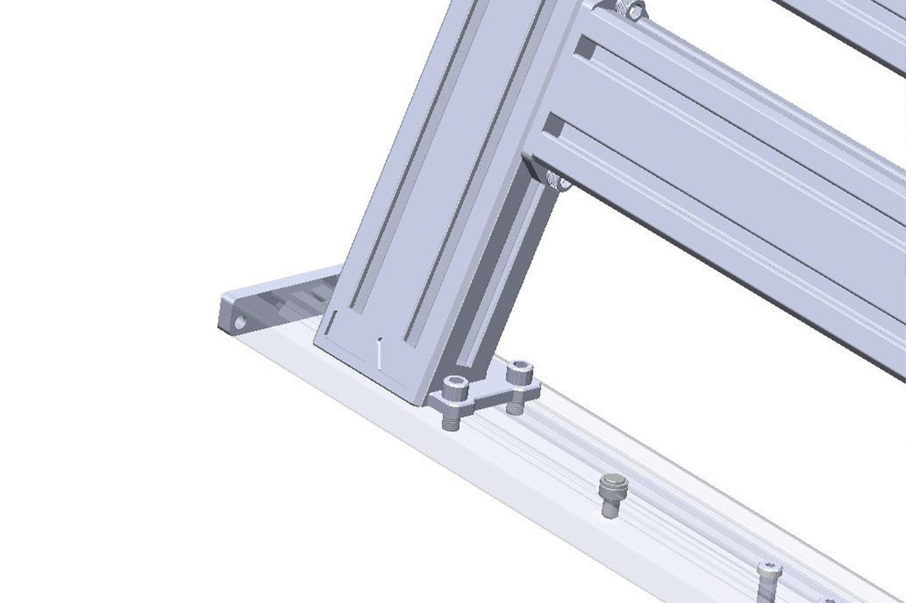 XTR1 Modular Aluminum T-Slot Bed Rack for Rivian R1T by Xtrusion Overland