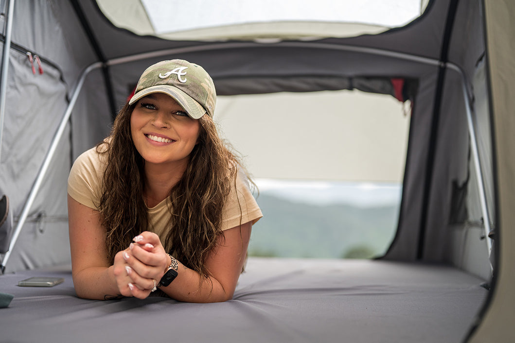 rivian r1s tent Yakima SkyRise HD / SL Premium Soft Shell Tent 4-Season Overland Roof - EV Sportline