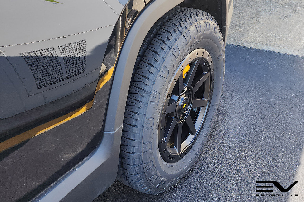 Team 1EV R800 Compass 8 Spoke 20" Flow Forged Wheel & Tire Package for Rivian R1T / R1S - Open Box Special!