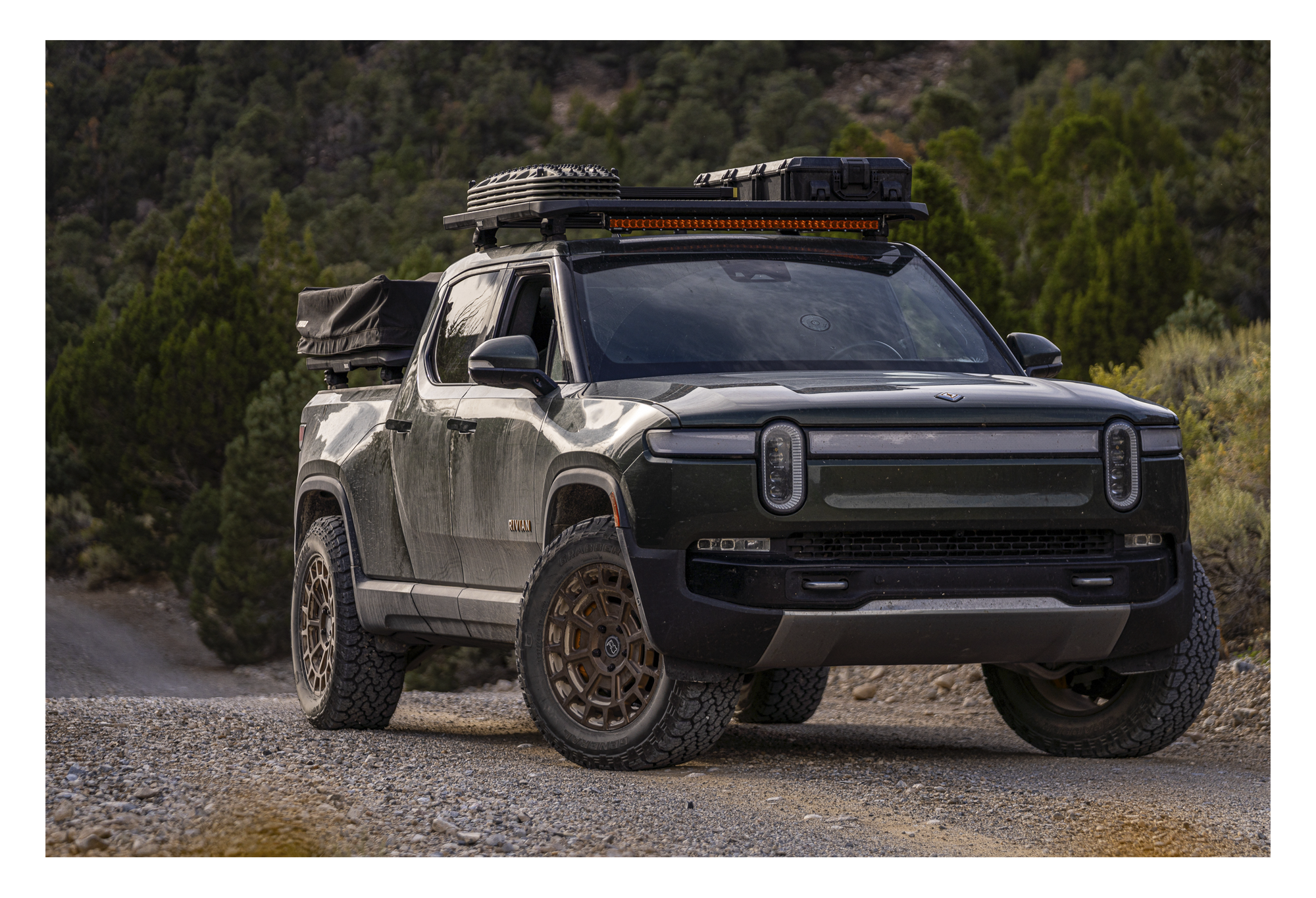 Voltaic 20" Flow Forged Wheels by Black Rhino for Rivian R1T / R1S