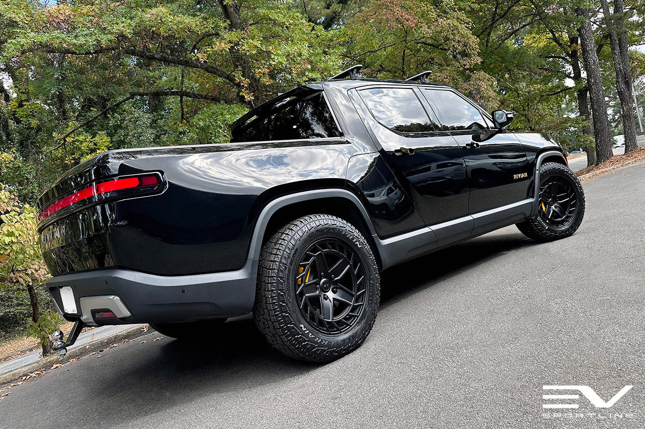 Team R500 Directional Aero 20" Precision Forged Wheel & Tire Package for Rivian R1T / R1S - SPARE x REPLACEMENT