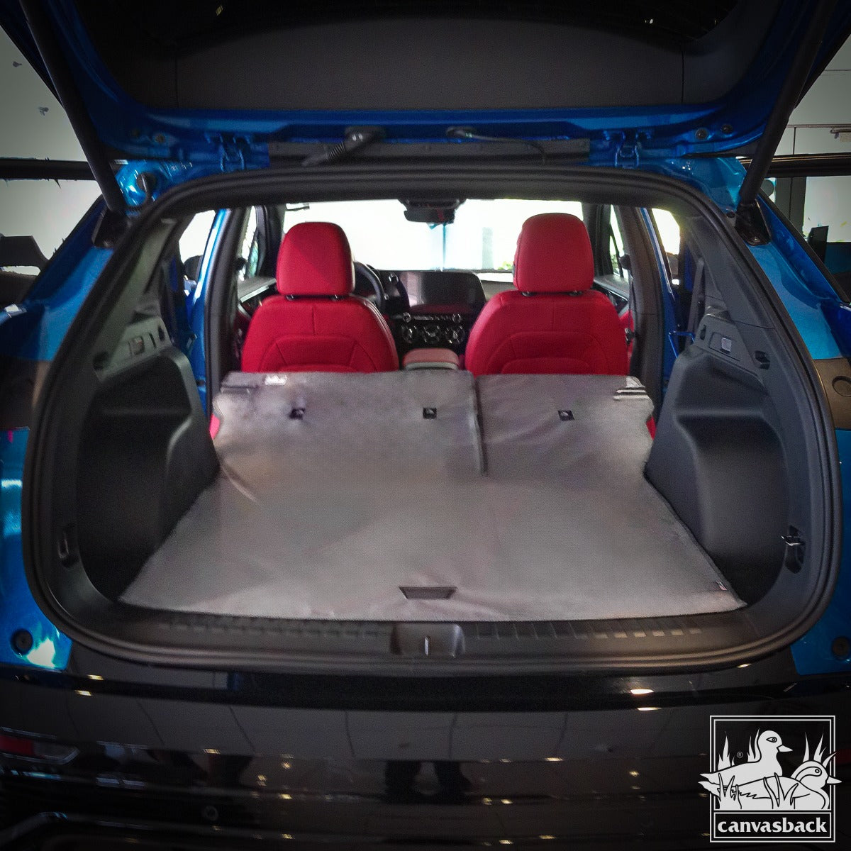 Rear Cargo and Back Seat Down Canvasback Liner and Surface Covers for Chevrolet Blazer EV