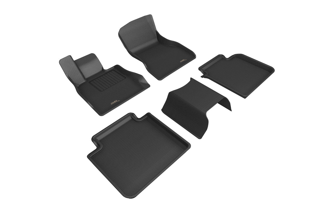 BMW i7 MAXpider 3D Kagu All-Weather Custom Fit Floor Liner Mats
