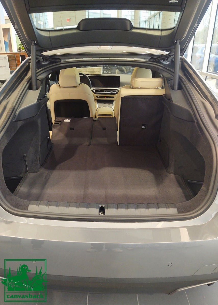 Rear Cargo and Back Seat Down Canvasback Liner and Surface Covers for BMW i4