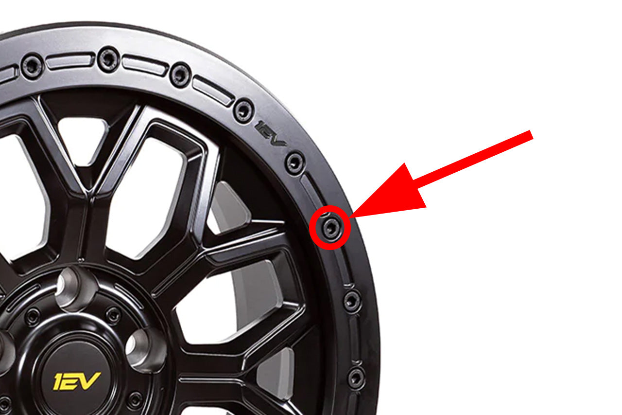 Replacement Beadlock Parts - R80B Rmaxx Beadlock Off Road 20" Forged Wheel for Rivian R1T / R1S