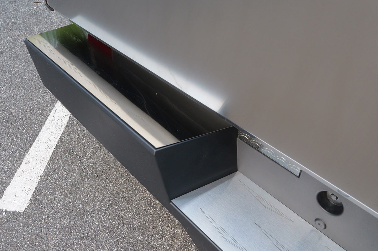 Tesla Cybertruck Stainless Steel Rear Bumper & Tailgate Protection Plates