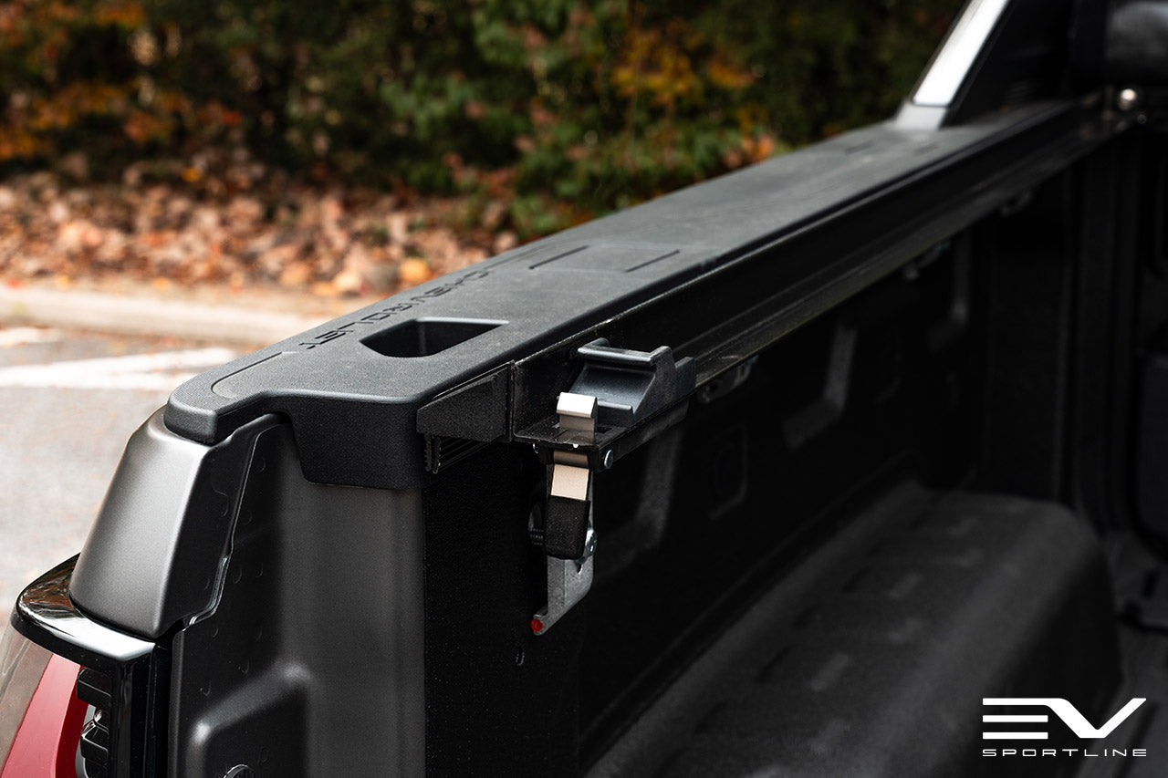 Chevy Silverado EV / Sierra EV Truck Lo Pro Soft Roll-up Tonneau Roll-up Bed Cover by Truxedo