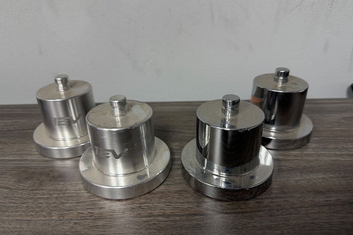 BLOW OUT SPECIAL! Rivian R1T / R1S Jack Pad Pucks - RMaxx Billet Aluminum