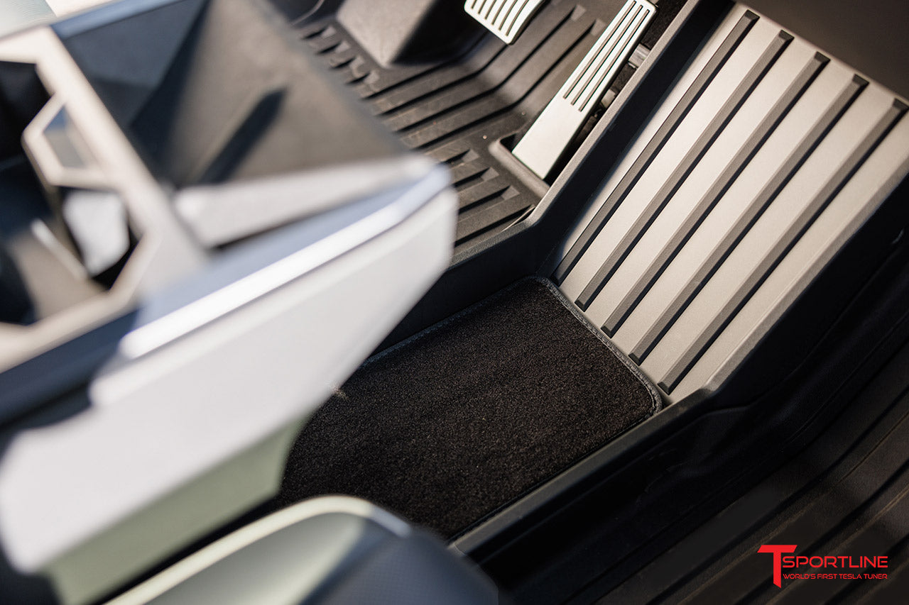 Tesla Cybertruck Lower Center Console Carpet Liner Mat