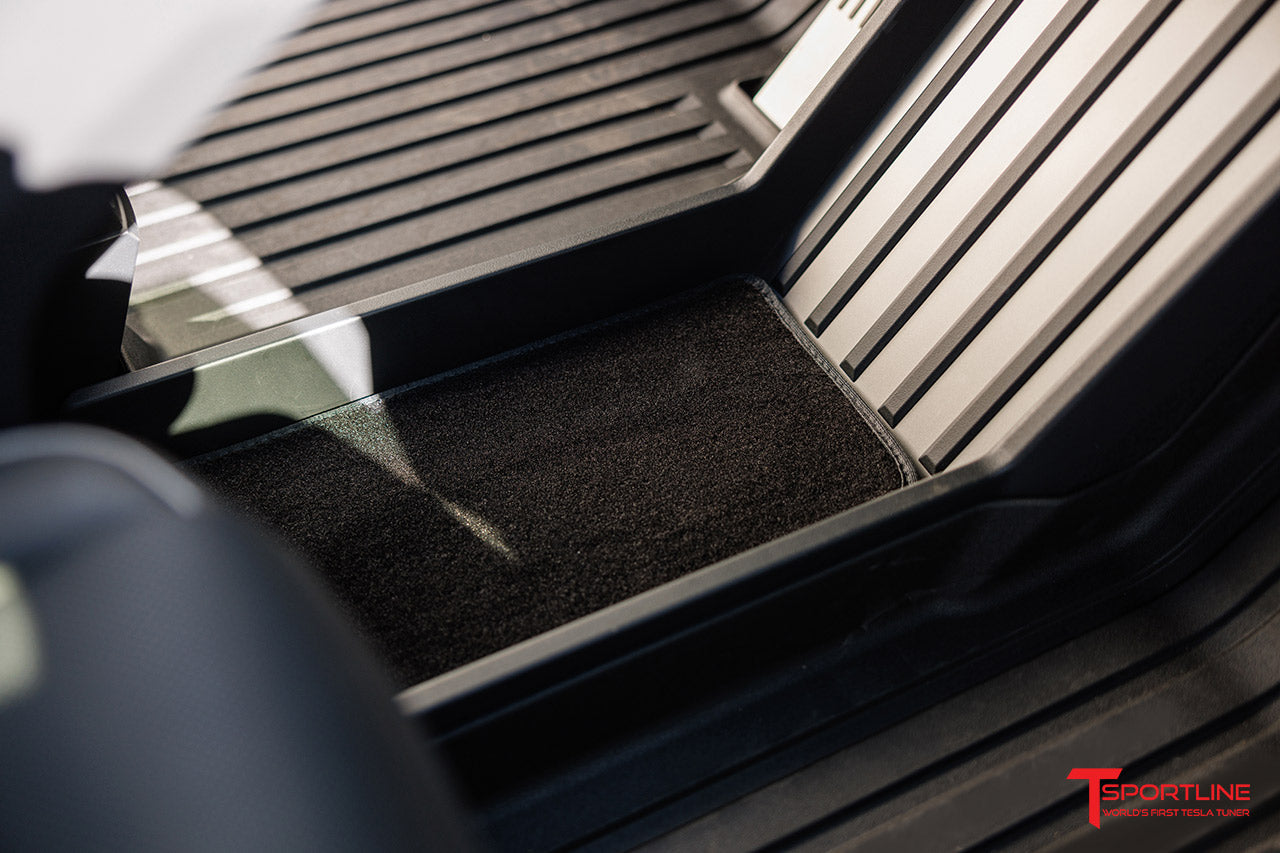 Tesla Cybertruck Lower Center Console Carpet Liner Mat