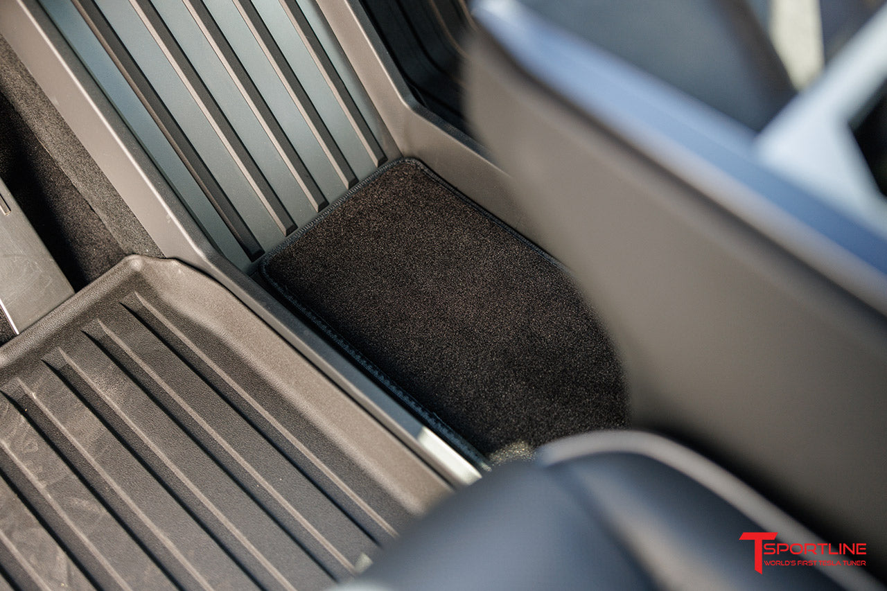 Tesla Cybertruck Lower Center Console Carpet Liner Mat