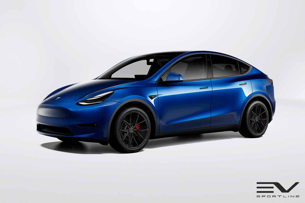 Niche Misano M117 Matte Black 20" Tesla Model Y Wheel and Tire Package (Set of 4)