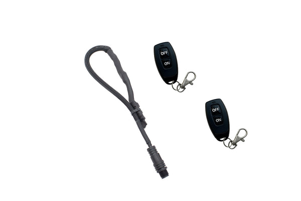 Wireless Remote Control Key Fob Switch Kit - Morimoto Banger LED Light ...