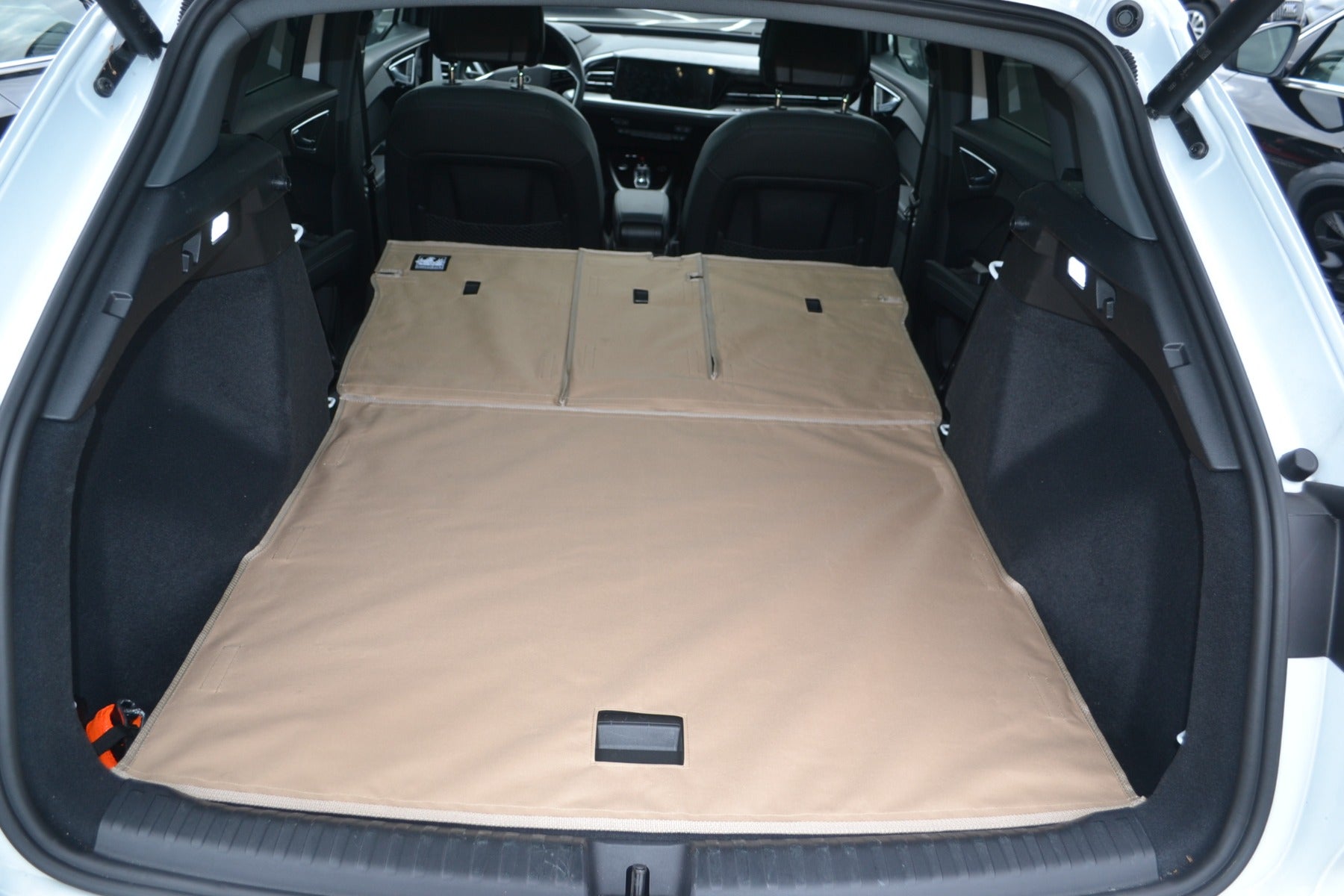 Rear Cargo and Back Seat Down Canvasback Liner and Surface Covers for Audi e-tron Q4