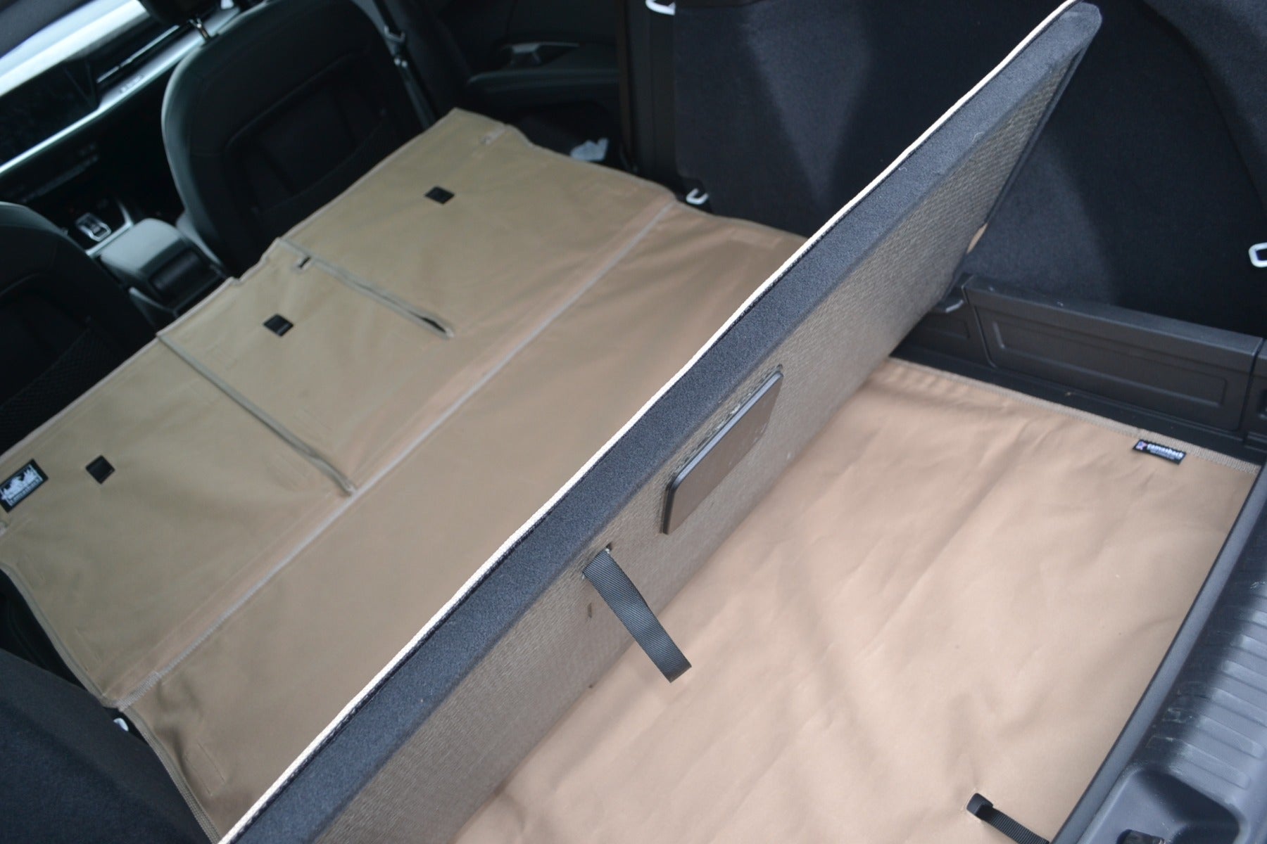 Rear Cargo and Back Seat Down Canvasback Liner and Surface Covers for Audi e-tron Q4