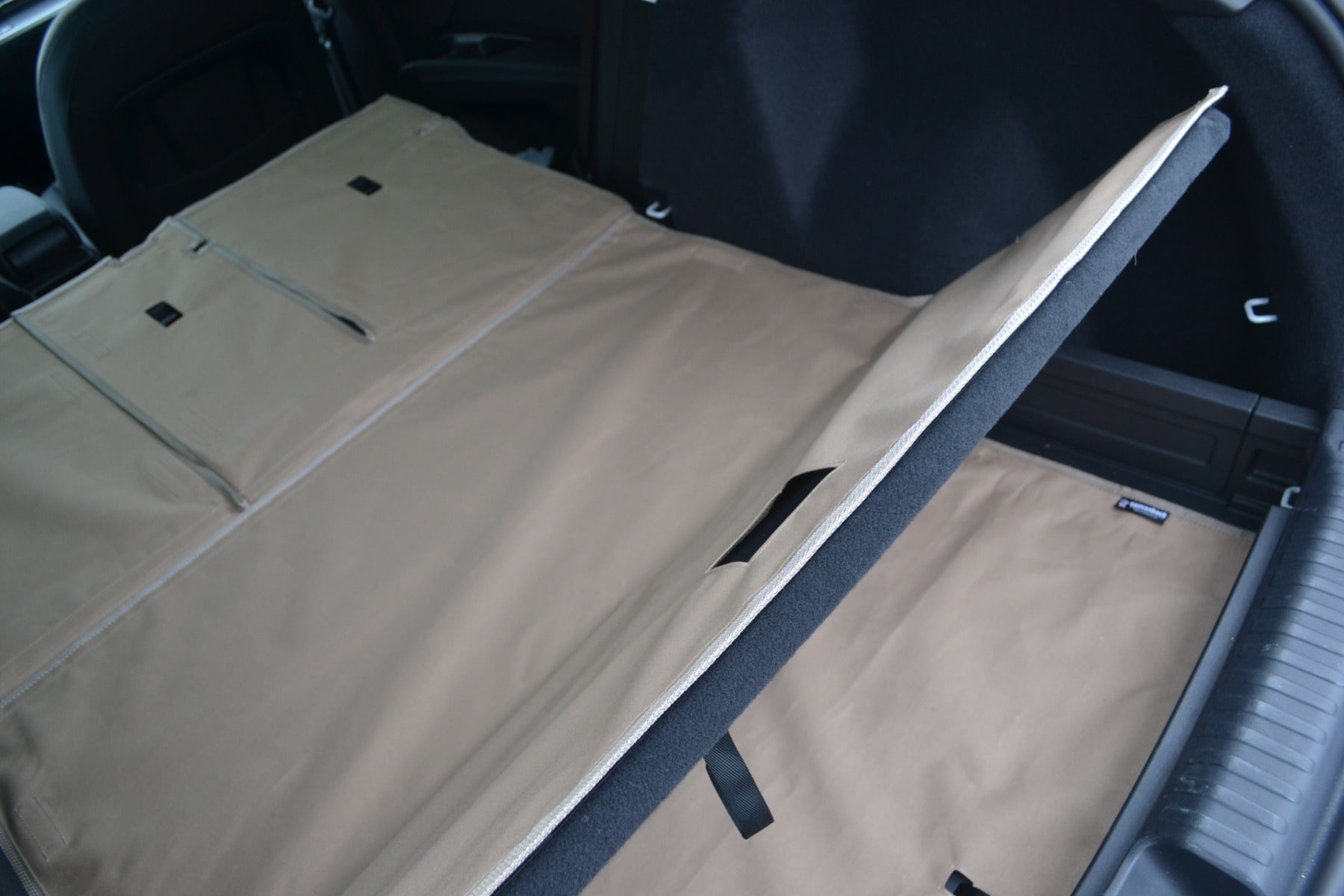 Rear Cargo and Back Seat Down Canvasback Liner and Surface Covers for Audi e-tron Q4