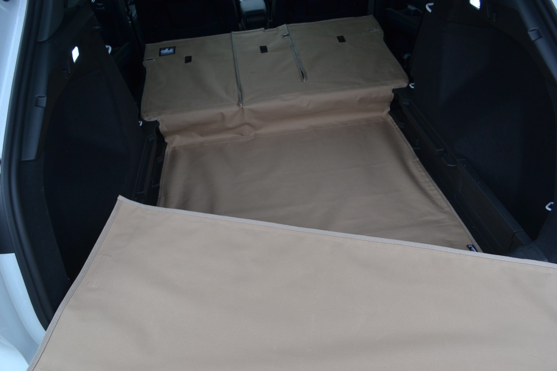 Rear Cargo and Back Seat Down Canvasback Liner and Surface Covers for Audi e-tron Q4
