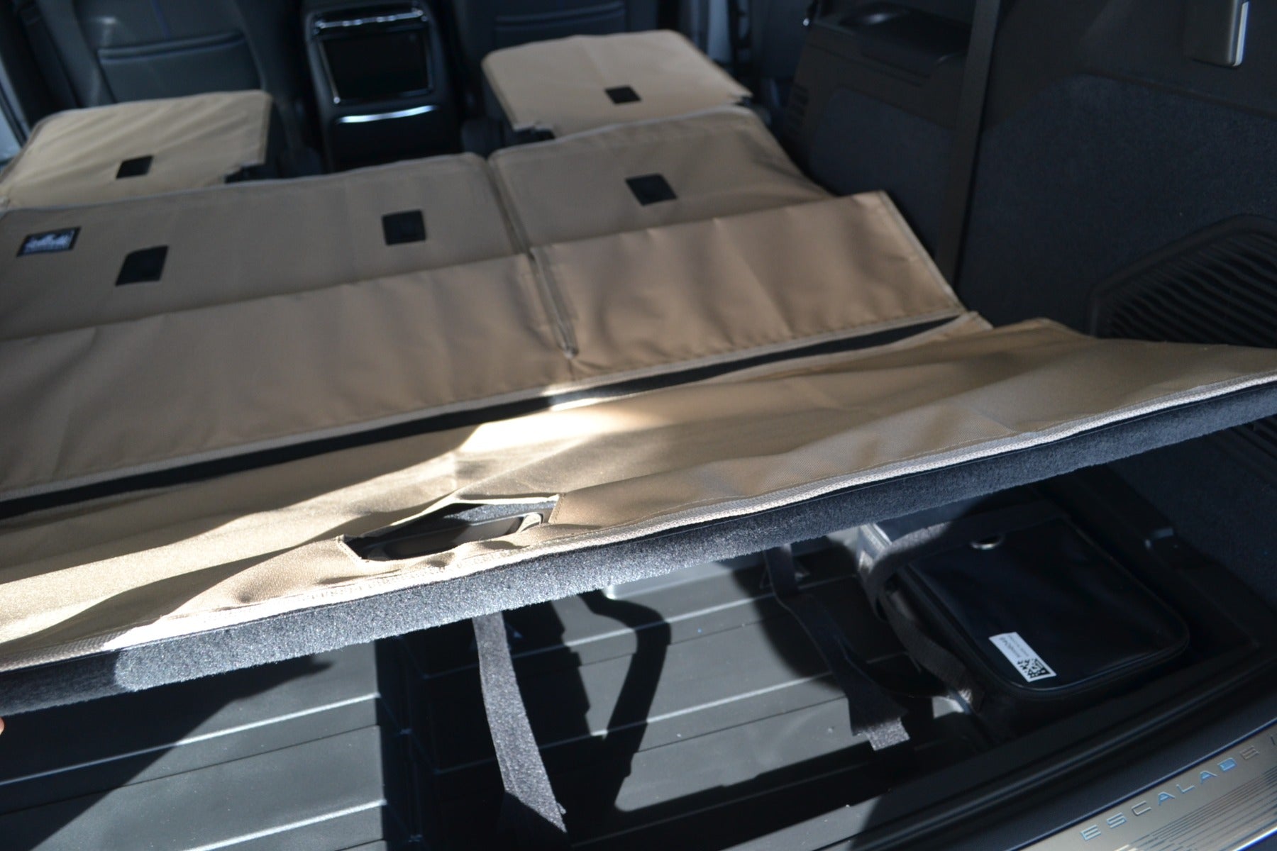 Rear Cargo and Back Seat Down Canvasback Liner and Surface Covers for Cadillac Escalade IQ