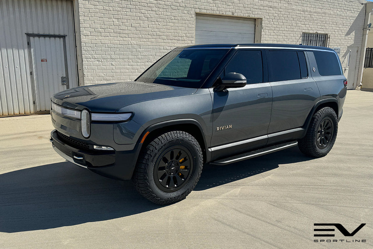 R1000 Adventure 10 Spoke 20&quot; Flow Forged Wheel &amp; Tire Package by Team 1EV for Rivian R1T / R1S Open Box Special!