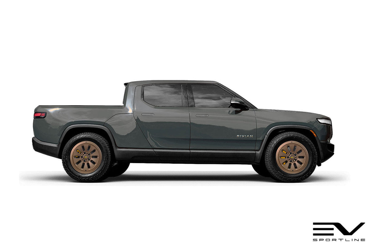 R1000 Adventure 10 Spoke 20&quot; Flow Forged Wheel &amp; Tire Package by Team 1EV for Rivian R1T / R1S Open Box Special!