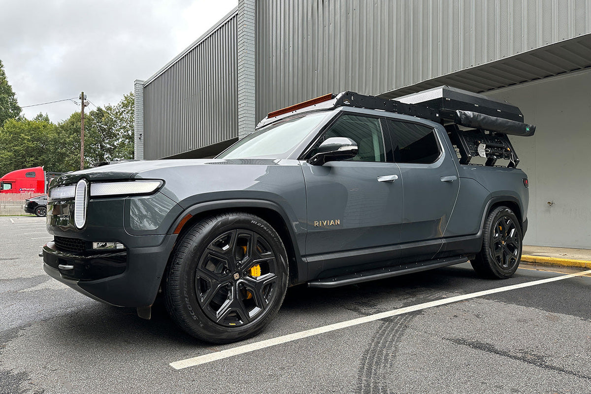 Rivian R1T Bed Rack System by Overland Ruff Rax - EV Sportline - The ...